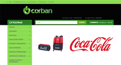 Desktop Screenshot of corbanbolsas.com.br